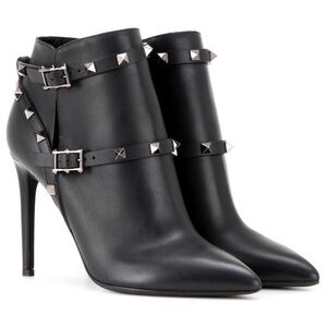Valentino Garavani Rockstud Studded-Harness Bootie